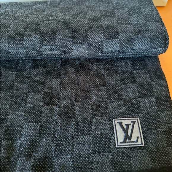 Louis Vuitton Petit Damier Graphite LV Logo
Wool Scarf - Picture 7 of 15